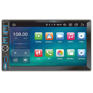 Автомобільний мультимедійний центр 2-Din 7" з бездротовим CarPlay та Android Auto - DriveX LNX-700 Linux