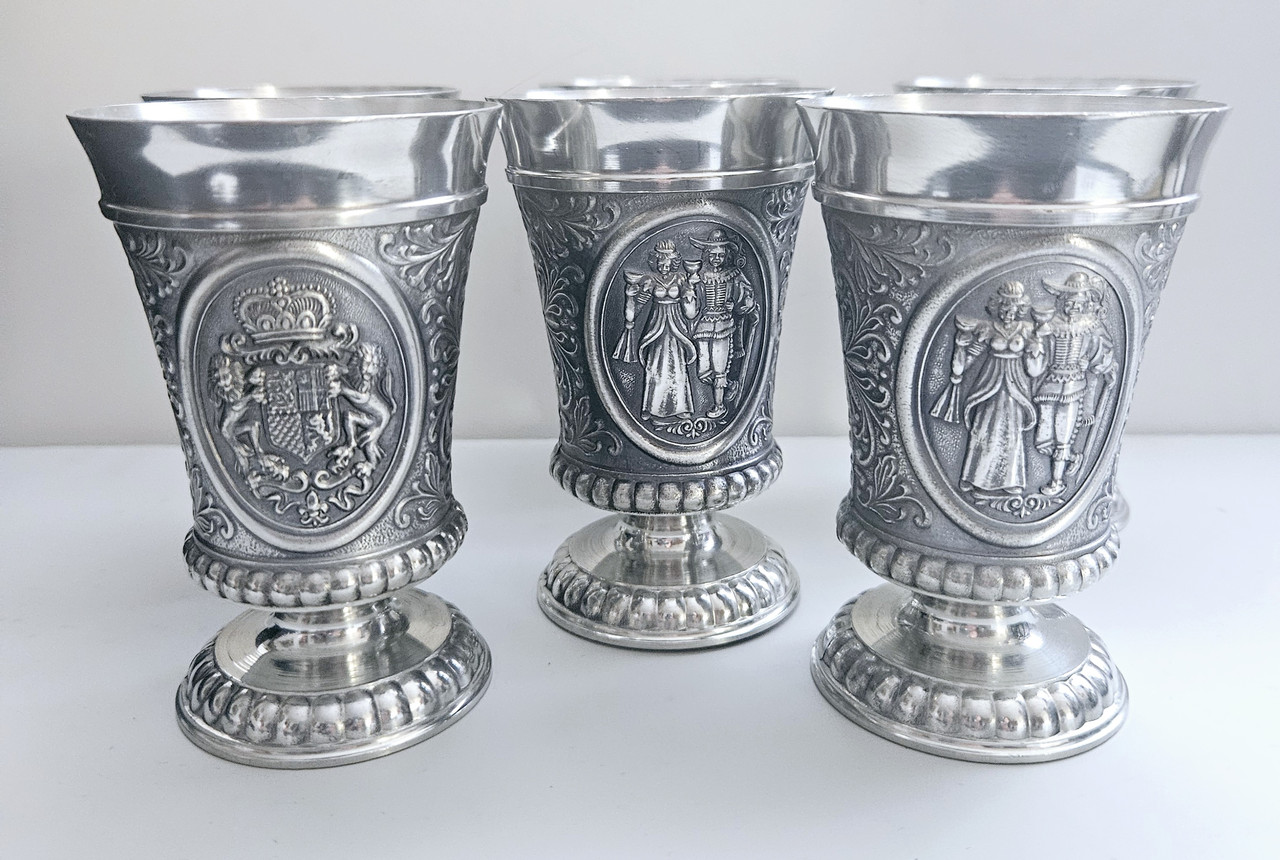 Олов'яні винні келихи Союз і Любов (Ціна за один)