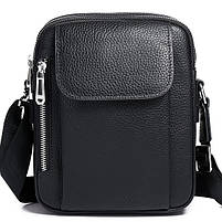 Чоловіча сумка-барсетка шкіряна через плече Tiding Bag TM-59340, фото 4