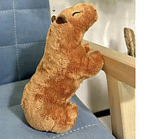 М'яка іграшка капібара 20 см./ руда капібара/плюшева kapibara