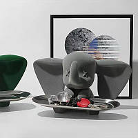 Флоковий органайзер-підставка для ключів, телефону, грошей, косметики та прикрас у формі слоненяти