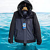 Куртка зимова Audsa чоловіча термо M-XXXL, Сірий,XXXL, фото 5