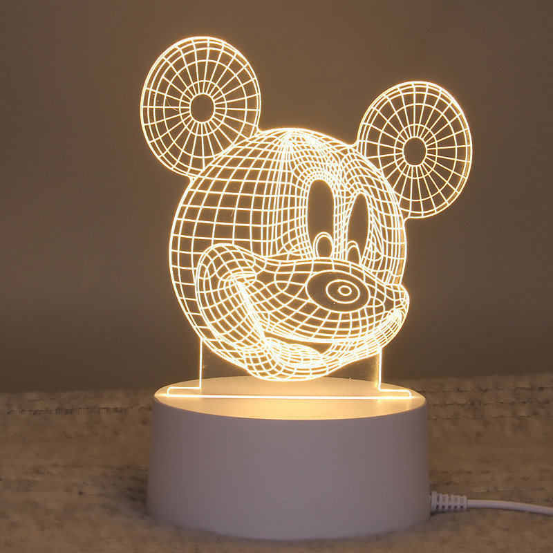 3D світильник нічник Sleep Lamp Mickey Mouse, фото 1
