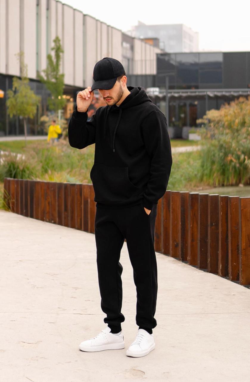 Спортивні костюми Intruder зимові чоловічі стильний чоловічий спортивний костюм на флісі повсякденний костюм - фото 1 - id-p2745891712