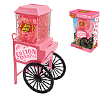 Диспенсер у формі карнавального візка з цукерками Jelly Belly Cotton Candy Cart Dispenser 140г, фото 2