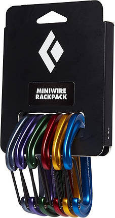 Набір карабінів Black Diamond MiniWire Rackpack, фото 1