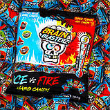 Кислі цукерки Brain Blasterz Fire Ice Hard Candy 100 г, фото 3