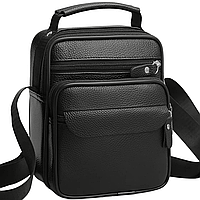 Чоловіча сумка-барсетка шкіряна через плече з ручкою Bexhill TM-26431