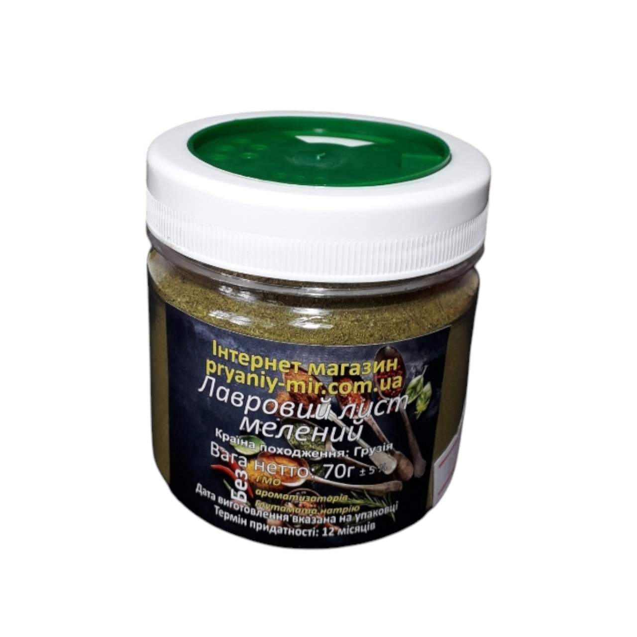 Лавровий лист мелений 70 г