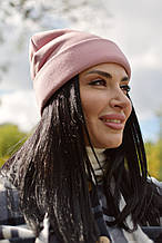 Жіноча зимова шапка на флісі