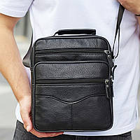 Чоловіча сумка-барсетка шкіряна з ручкою через плече Bexhill TM-58492