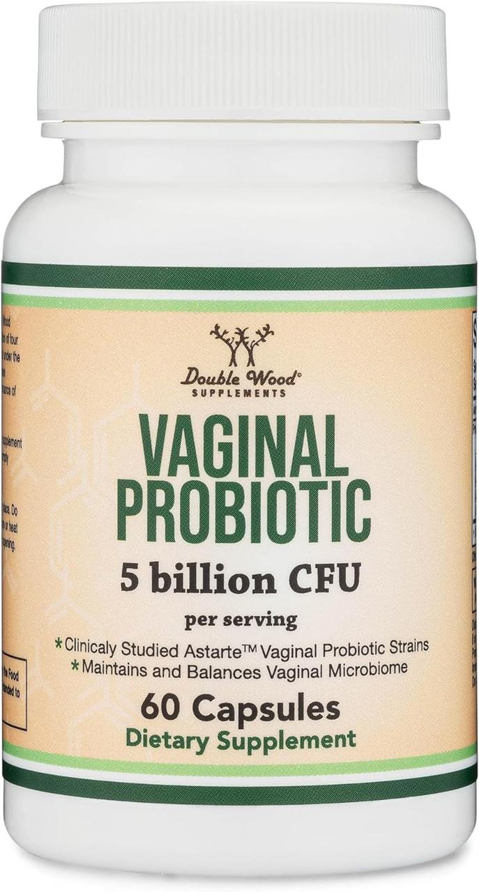 Double Wood Vaginal Probiotic / Пробіотики для здорового вагінального мікробіома 60 капсул