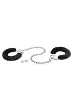 Поножи Fetish Tentation Adjustable metal and fur ankle cuffs, фото 3