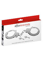 Наручники Fetish Tentation Adjustable metal wrist cuffs, фото 4