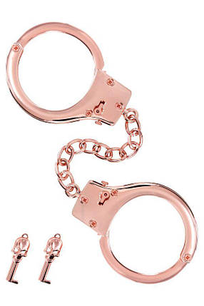 Наручники Fetish Tentation Premium Chick wrist cuffs in rose-gold metal, фото 1