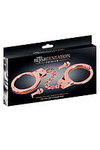 Наручники Fetish Tentation Premium Chick wrist cuffs in rose-gold metal, фото 4
