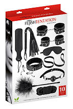 Набір для BDSM Fetish Tentation SM Bondage Box in vegan leather 10 pcs, фото 5