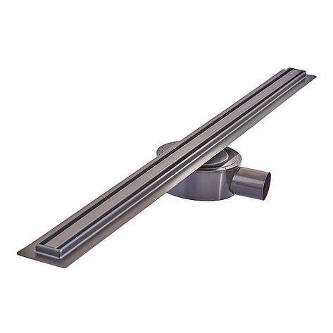 Душовий трап з нерж. сталі SUS304 Mixxus Drain-05-80-Slim Black (30x800 мм) (Чорний) (MI6171), фото 1