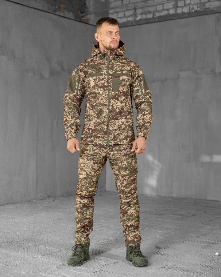 Костюм Хижак Тактичний НГУ софтшел Softshell ТР6452 ТМ, фото 1