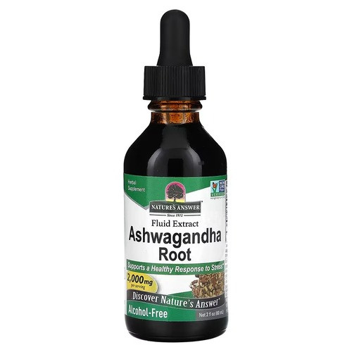 Nature's Answer Ashwagandha Root 2,000 mg 60 ml, фото 1