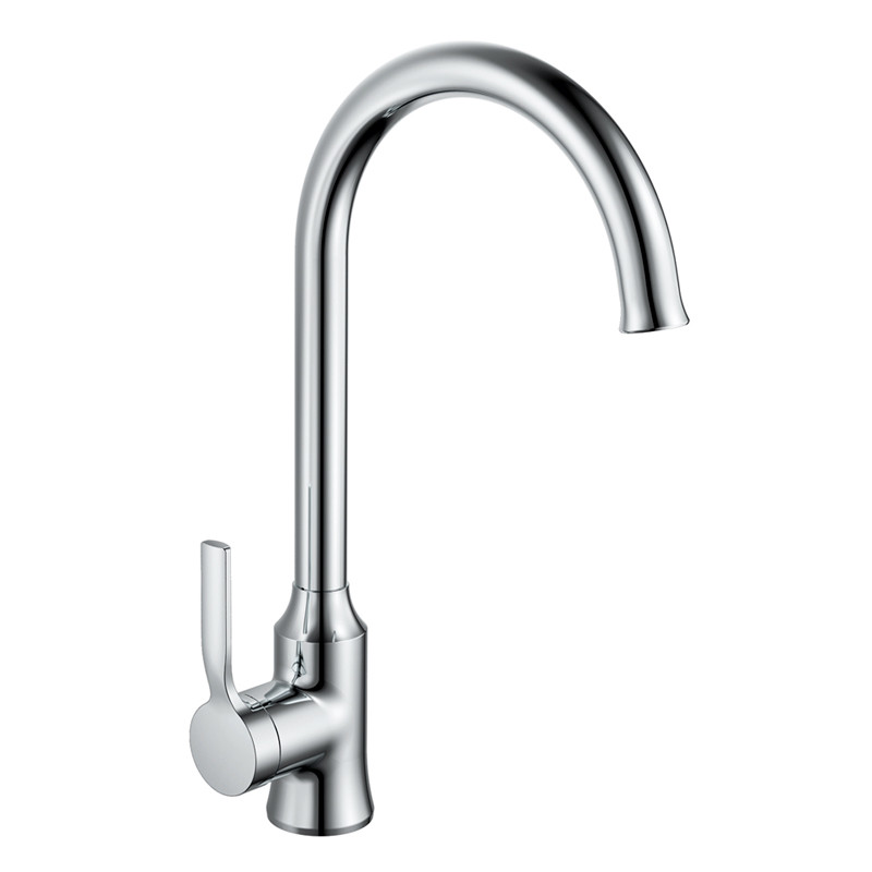 Змішувач для кухні HAIBA LEMON 017 (HB9590) з хромованим покриттям та високим виливом (HB9590)