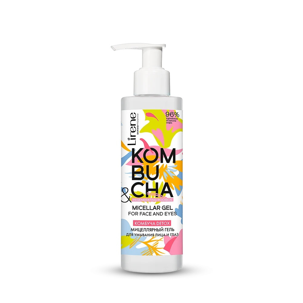 Міцелярний гель для вмивання Lirene Kombucha 190 мл