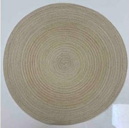 Килимок сервірувальний Оленс Билій Шоколад d38 см (102-1079)