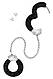 Поножі Fetish Tentation Adjustable metal and fur ankle cuffs, фото 3