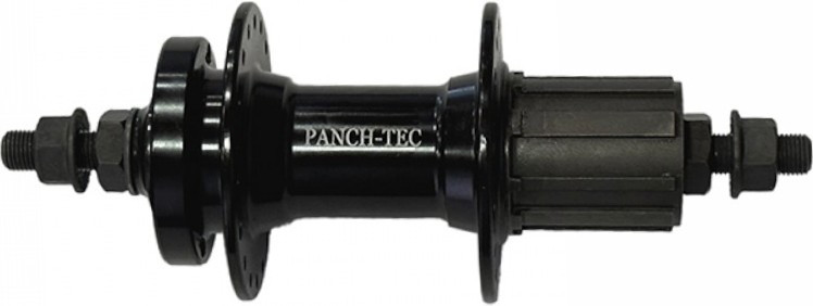 Втулка задня під касету PANCH-TEC HB282RB на промпідшипниках AL 36H Disc-brake Чорна