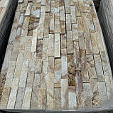 Фасадна плитка із сланцю "Золота Вишня" для цоколя, фасаду, облицювання будинку, фото 4