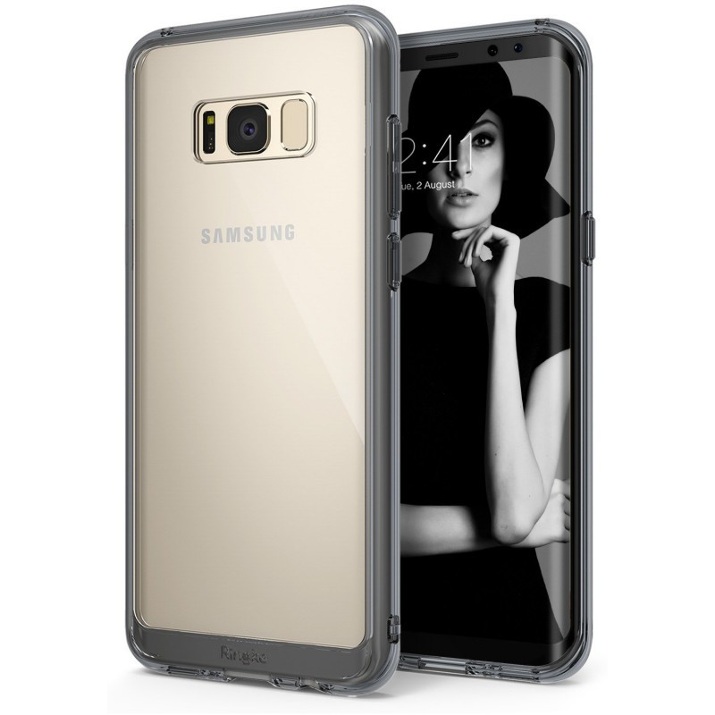 Чохол для Samsung Galaxy S8 Smoke Black (RCS4313) Ringke Fusion