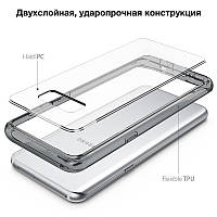 Чохол для Samsung Galaxy S8 Smoke Black (RCS4313) Ringke Fusion, фото 4