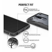Чохол для LG G7 ThinQ Smoke Black (RCL4442) Ringke Fusion X, фото 5