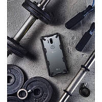 Чохол для LG G7 ThinQ Smoke Black (RCL4442) Ringke Fusion X, фото 6