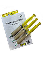 Набір 3 шприца гель-паста для знищення тарганів Targan-dez Stop Cockroach gel 20 мл, засіб від тарганів