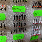 Мормишка Цвяхокулька 0.18г. гачок №16 Чорна, фото 2