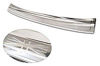 Захисна накладка на задній бампер для Mini Countryman F60 FL 2020+ /срібляста нерж.сталь/