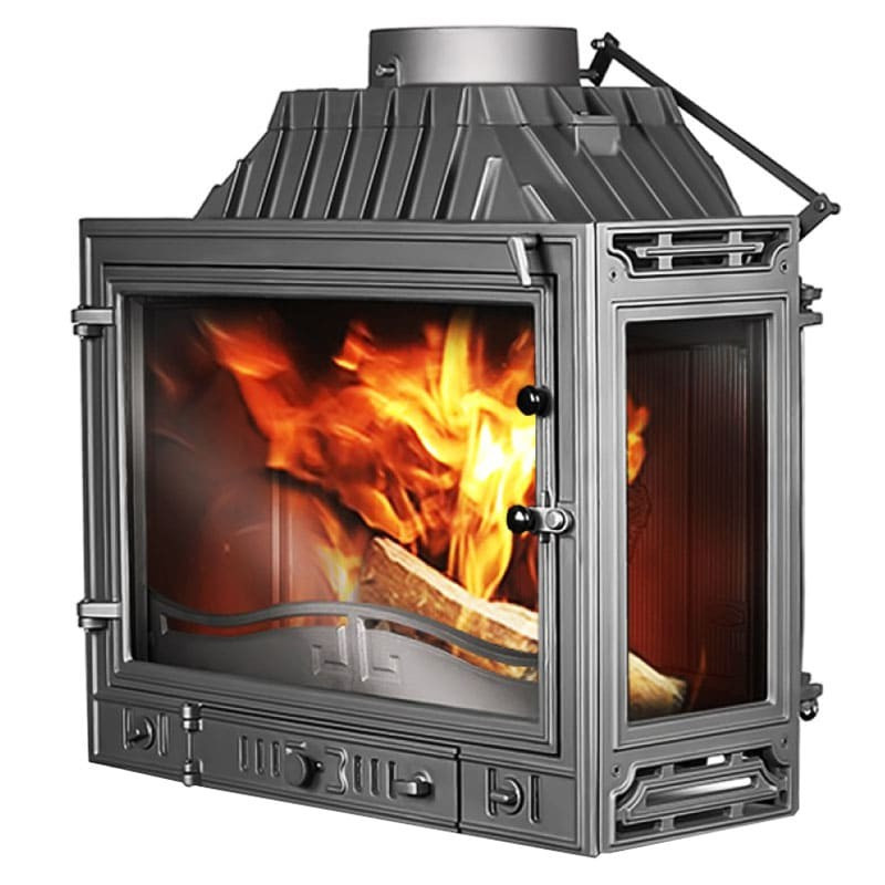 Камінна топка KAWMET W4 з правим боковим склом (14.5 kW)
