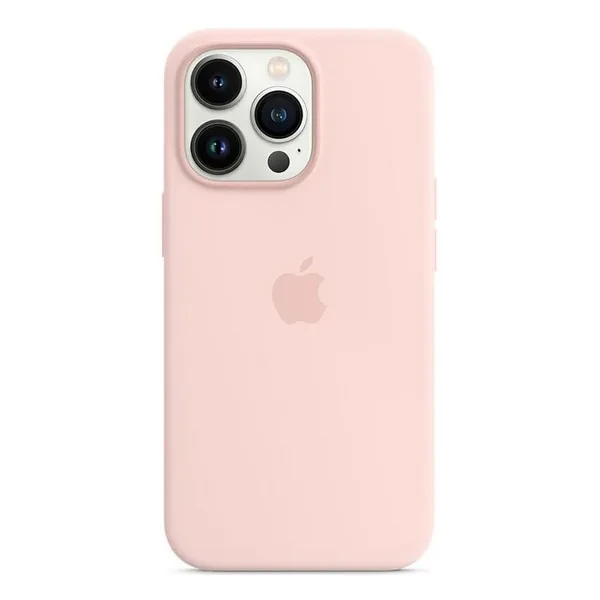 Чохол-накладка EpiK Silicone Case Full Protective для Apple iPhone 15 Pro Chalk Pink, фото 1