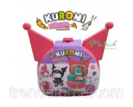 Дитячий набір Kuromi з 26pcs, рожевий, фіолетовий 209207, фото 3