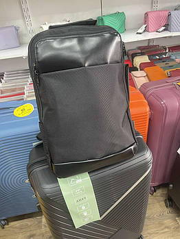 Рюкзак чорний спортивний шкільний міський на блискавці з кишенею Ares