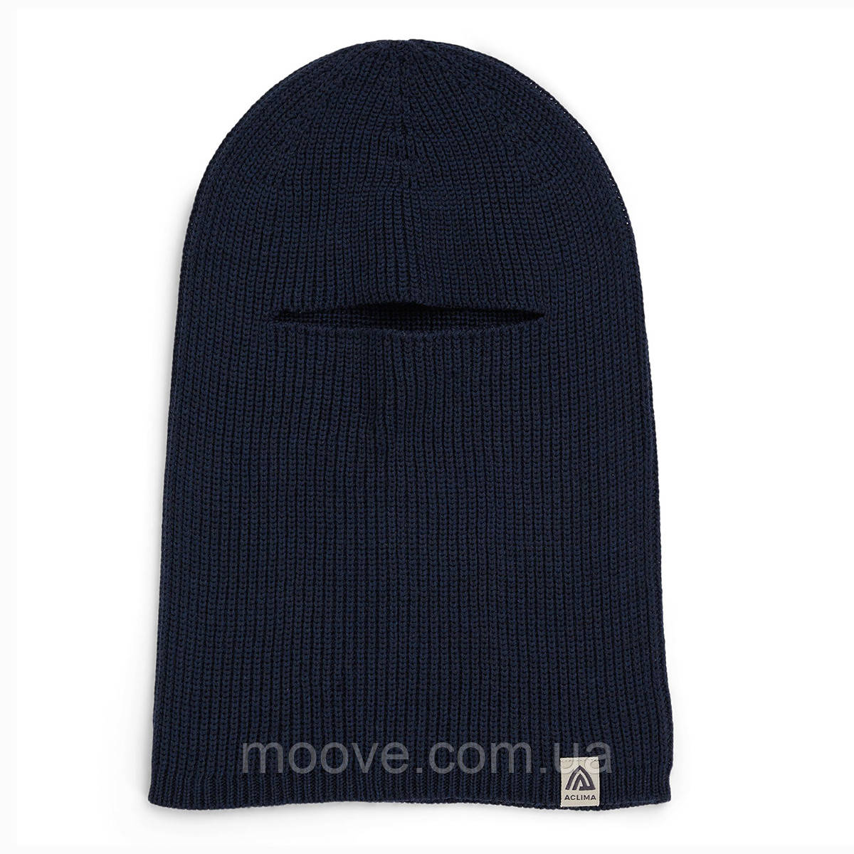 Aclima Aclima Flat Knit Balaclava Hat Navy Blazer OneSize