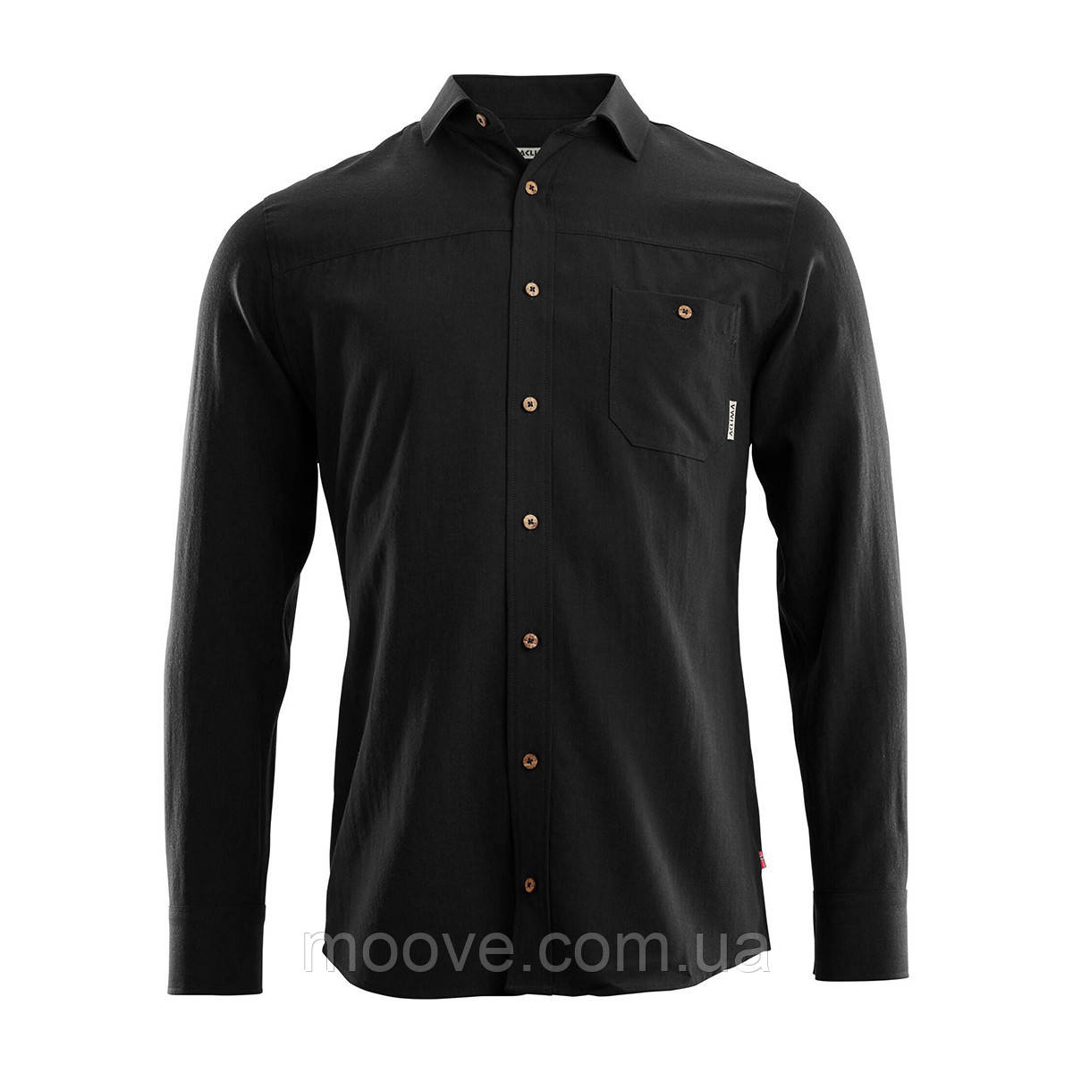 Aclima Aclima LeisureWool 160 Woolshirt Ms Jet Black M, фото 1