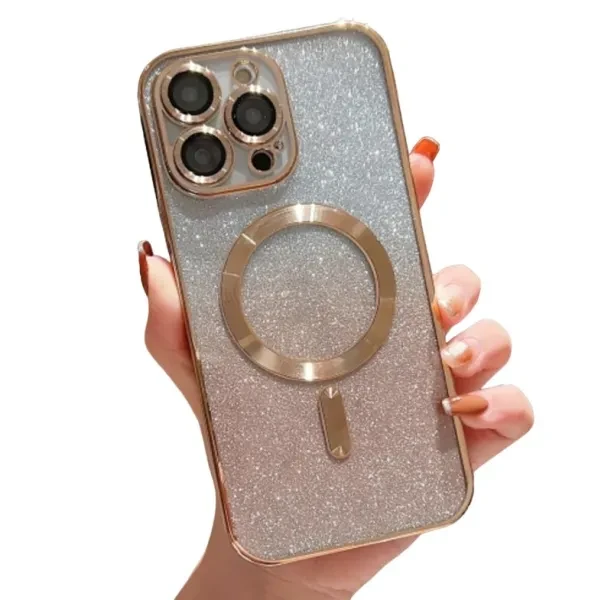 Чохол-накладка Cosmic CD Shiny Magnetic for Apple iPhone 15 Pro Gold