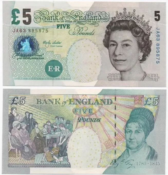 Великобританія - 5 Pounds 2002 - P. 391c UNC