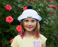 Папайка моряка біла з написом "Юнга" Дитяча Розмір S 48