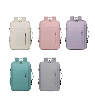 Рюкзак спортивний шкільний з розширенням на блискавці з кишенею в різних варіантах Ares