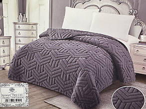 Покривало Mellory Home Шиншила — Кролик 200*230 — молочний