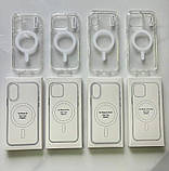 Чохол для Apple iPhone 16 Pro на АЙФОН 16 ПРО з функцією MagSafe магсейф протиударний прозорий силіконовий, фото 4