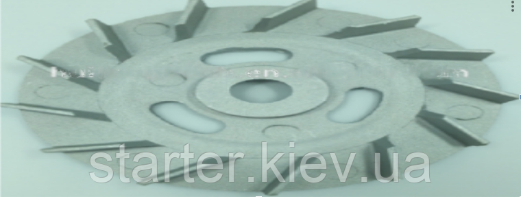 Крильчатка охолодження генератора мтз (алюміній), фото 1